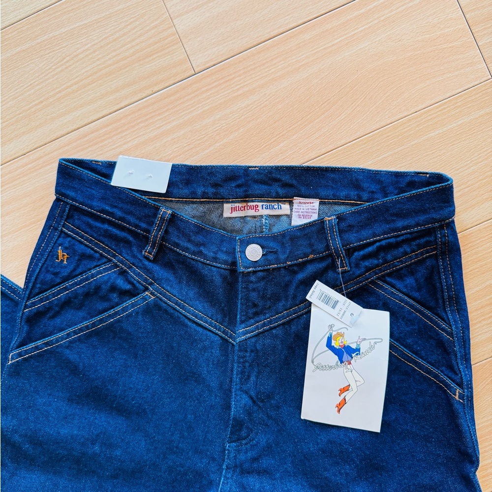 NWT Vintage Western Jitterbug Ranch Jeans 11/12